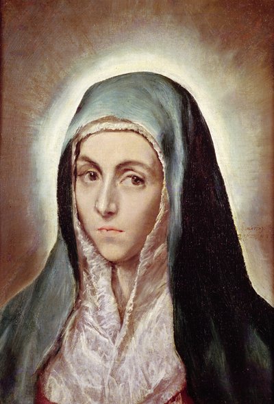 Die Jungfrau Maria, 1595-1600 von El Greco